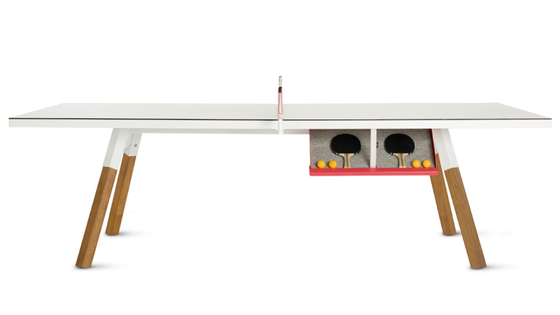 Illustration for article titled A Sleek Ping Pong Table You Won't Want To Hide in the Basement
